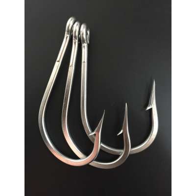 Wholesale saltwater assist Stainless Steel Fishing Hooks with hole packaging