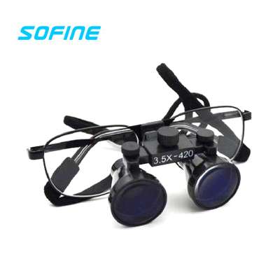 Surgical Medical Magnifying Glasses Dental Magnification Loupes with LED Headlight