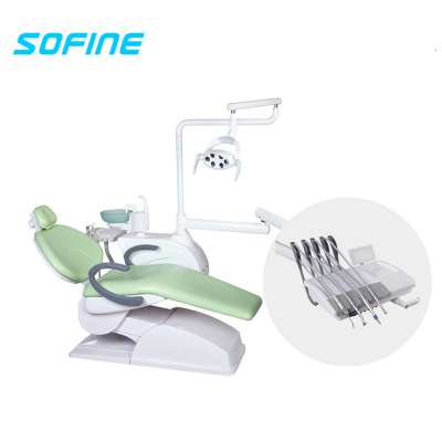 CE APPROVED Led Dental Unit Economic PU Leather Low Mount Dental Unit Chair Led Denta Unit